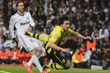 Champions League Spiel Real Madrid gegen Borussia Dortmund, Madrid