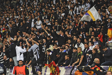 Champions League Spiel Real Madrid gegen Borussia Dortmund, Madrid