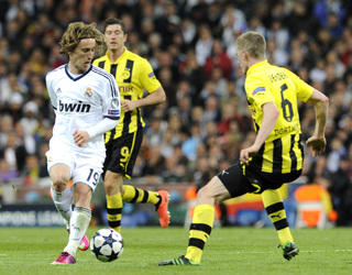 Champions League Spiel Real Madrid gegen Borussia Dortmund, Madrid