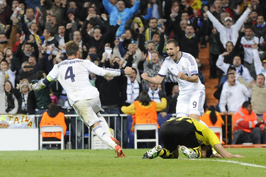 Champions League Spiel Real Madrid gegen Borussia Dortmund, Madrid