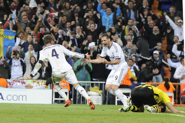 Champions League Spiel Real Madrid gegen Borussia Dortmund, Madrid