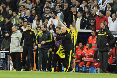 Champions League Spiel Real Madrid gegen Borussia Dortmund, Madrid