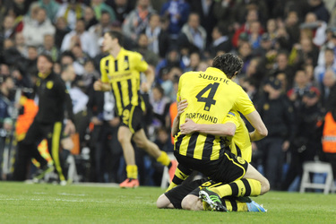 Champions League Spiel Real Madrid gegen Borussia Dortmund, Madrid