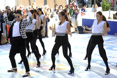 Psy in der 'Today Show', New York