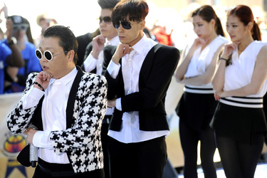 Psy in der 'Today Show', New York