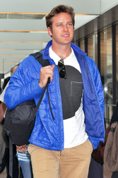 Ankunft  von Armie Hammer in Japan