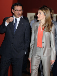 Prinzessin Letizia besucht das Museo del Prado, Madrid