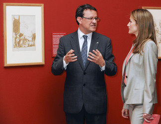Prinzessin Letizia besucht das Museo del Prado, Madrid