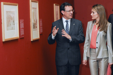 Prinzessin Letizia besucht das Museo del Prado, Madrid