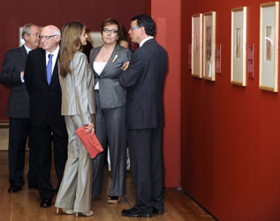 Prinzessin Letizia besucht das Museo del Prado, Madrid