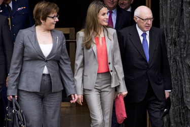 Prinzessin Letizia besucht das Museo del Prado, Madrid