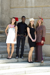 Ladies Day und Oleander-Rennen in Hoppegarten Photocall, Berlin