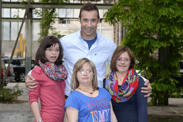 Kai Plaume mit Verena Glatter, Ronja Nobbe und Anna Ring
