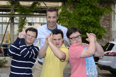 Kai Plaume mit Tom Auweiler, Ottavio Tarvormina und Sebastian Urbanski