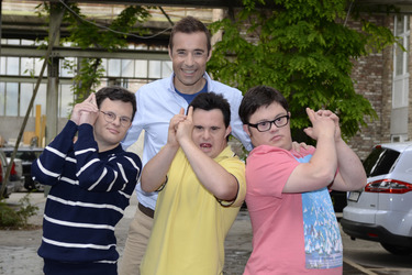Kai Plaume mit Tom Auweiler, Ottavio Tarvormina und Sebastian Urbanski
