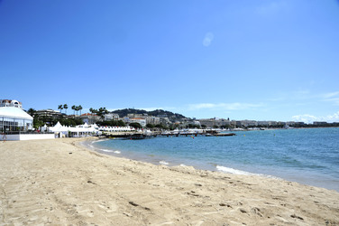 Strand am Palais des Festivals, Cannes 2013