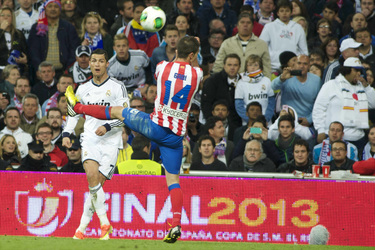Real Madrid CF gegen Club Atlético de Madrid Pokalfinale, Madrid