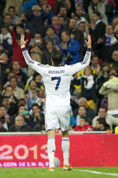 Real Madrid CF gegen Club Atlético de Madrid Pokalfinale, Madrid