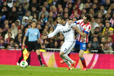 Real Madrid CF gegen Club Atlético de Madrid Pokalfinale, Madrid