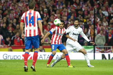 Real Madrid CF gegen Club Atlético de Madrid Pokalfinale, Madrid