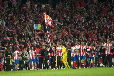 Real Madrid CF gegen Club Atlético de Madrid Pokalfinale, Madrid