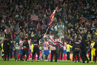 Real Madrid CF gegen Club Atlético de Madrid Pokalfinale, Madrid