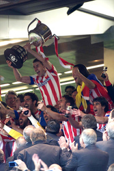 Real Madrid CF gegen Club Atlético de Madrid Pokalfinale, Madrid