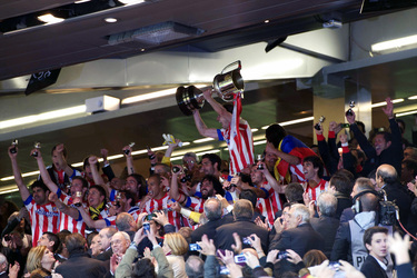 Real Madrid CF gegen Club Atlético de Madrid Pokalfinale, Madrid