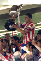 Real Madrid CF gegen Club Atlético de Madrid Pokalfinale, Madrid