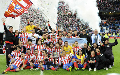 Real Madrid CF gegen Club Atlético de Madrid Pokalfinale, Madrid