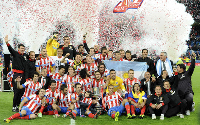 Real Madrid CF gegen Club Atlético de Madrid Pokalfinale, Madrid