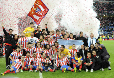 Real Madrid CF gegen Club Atlético de Madrid Pokalfinale, Madrid