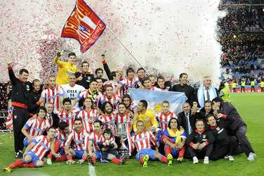 Real Madrid CF gegen Club Atlético de Madrid Pokalfinale, Madrid
