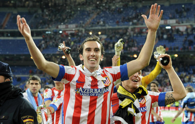 Real Madrid CF gegen Club Atlético de Madrid Pokalfinale, Madrid