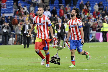 Real Madrid CF gegen Club Atlético de Madrid Pokalfinale, Madrid