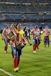 Real Madrid CF gegen Club Atlético de Madrid Pokalfinale, Madrid