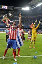 Real Madrid CF gegen Club Atlético de Madrid Pokalfinale, Madrid