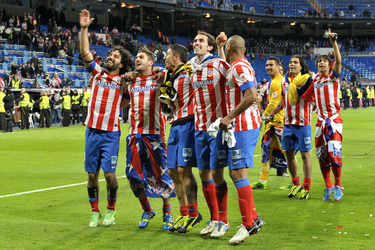 Real Madrid CF gegen Club Atlético de Madrid Pokalfinale, Madrid
