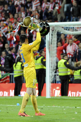 Real Madrid CF gegen Club Atlético de Madrid Pokalfinale, Madrid