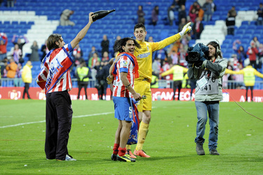 Real Madrid CF gegen Club Atlético de Madrid Pokalfinale, Madrid