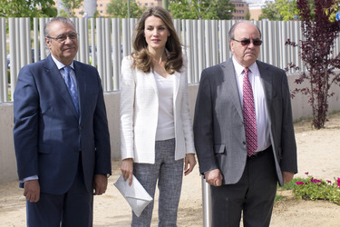 Princess Letizia nescuht die Aprocor Stiftung, Madrid