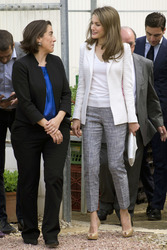Princess Letizia nescuht die Aprocor Stiftung, Madrid