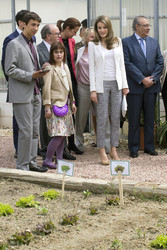 Princess Letizia nescuht die Aprocor Stiftung, Madrid
