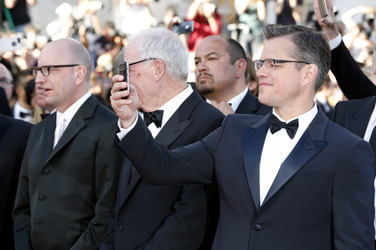 Steven Soderbergh, Jerry Weintraub, Matt Damon