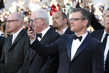 Steven Soderbergh, Jerry Weintraub, Matt Damon
