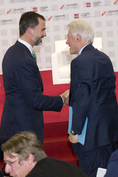 'Laureate Summit on Youth and Jobs' Podiumsdiskussion, Madrid