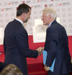 'Laureate Summit on Youth and Jobs' Podiumsdiskussion, Madrid