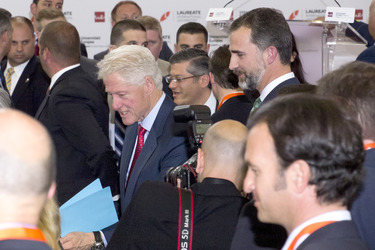 'Laureate Summit on Youth and Jobs' Podiumsdiskussion, Madrid