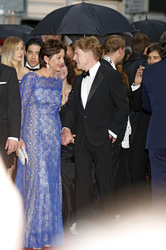 Robert Redford mit Gattin Sibylle Szaggars