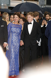 Robert Redford mit Gattin Sibylle Szaggars